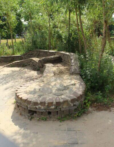 natuurlijk groen schoolplein Hei en Bos in Loenen ontworpen door Nienke Nijhoff